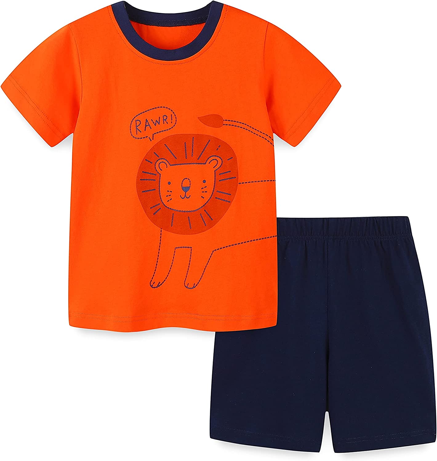 Summer Boys Clothing Sets Short Sleeve Tees + Shorts Outfits Cotton Hot Selling Suits