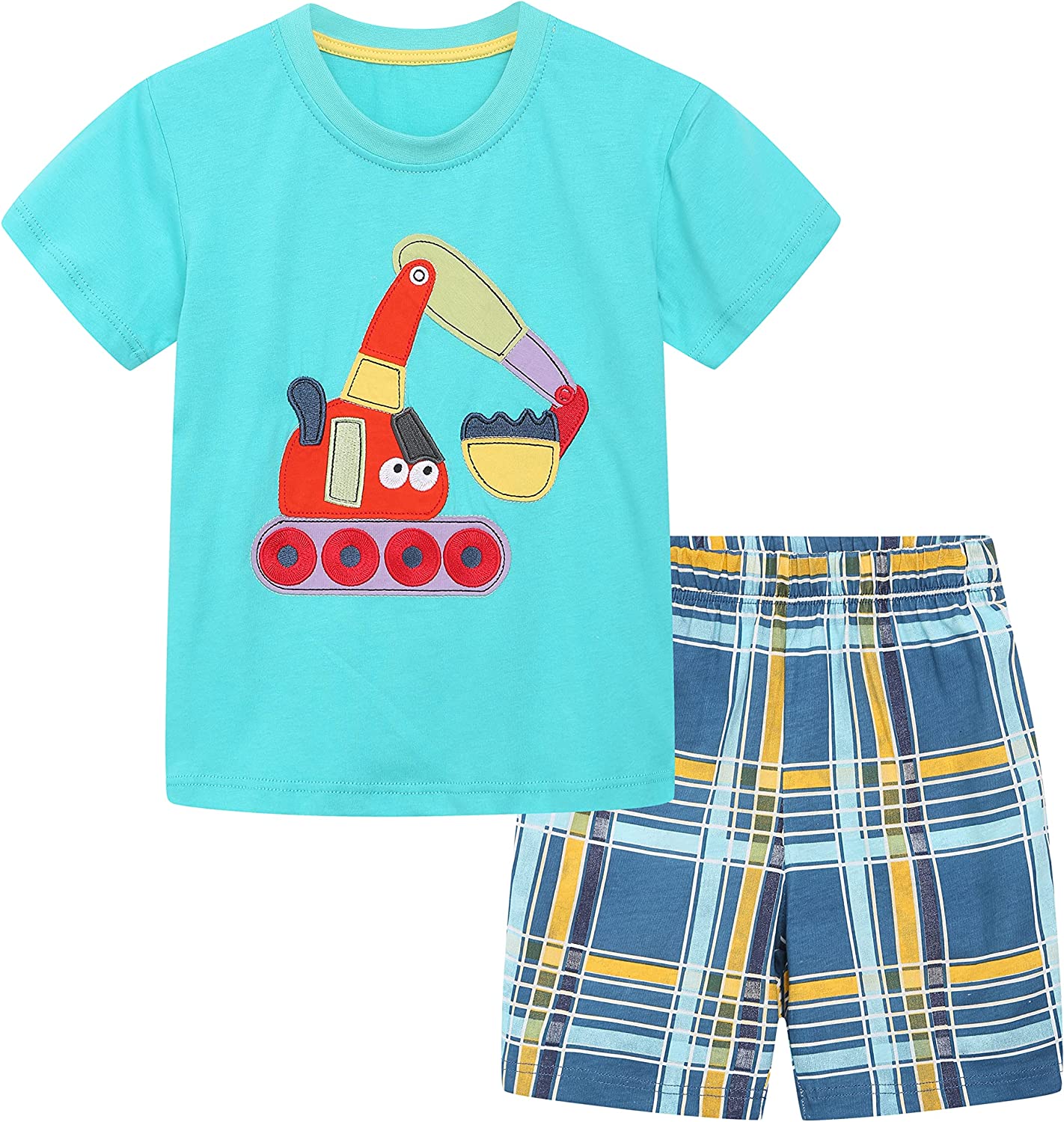 Summer Boys Clothing Sets Short Sleeve Tees + Shorts Outfits Cotton Hot Selling Suits