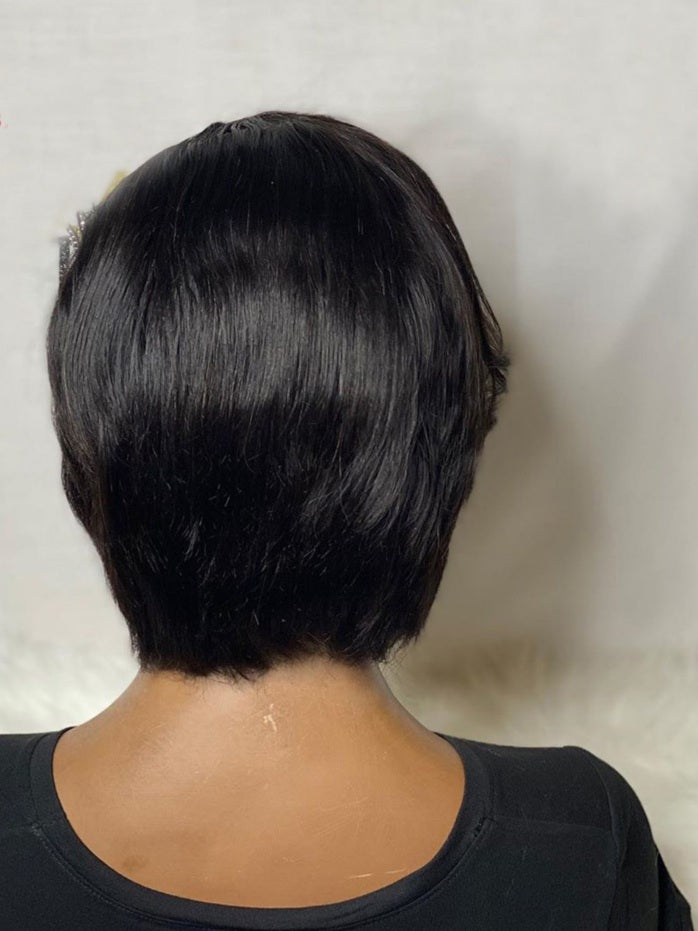 13x4 High Quality Human Hair Indian Remy Lace Front Wig Bob With Baby Hair 150%