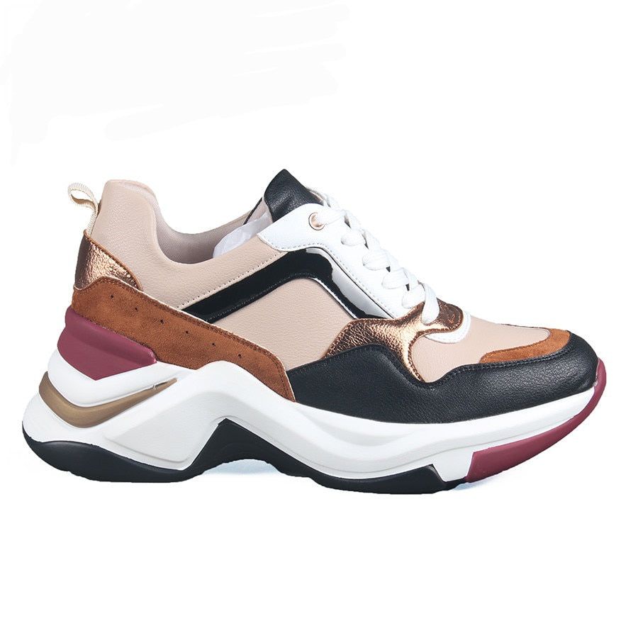 Women Sneakers Luxury Casual Mixed Colour Fashion Ladies Shoes