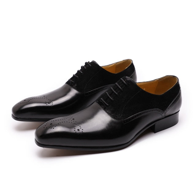 Men's Dress Shoes Medallion Oxford Shoes