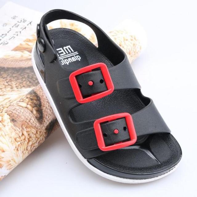 Children Leather Sandals Flat Sports Soft Non-slip Casual Toddler Sandals