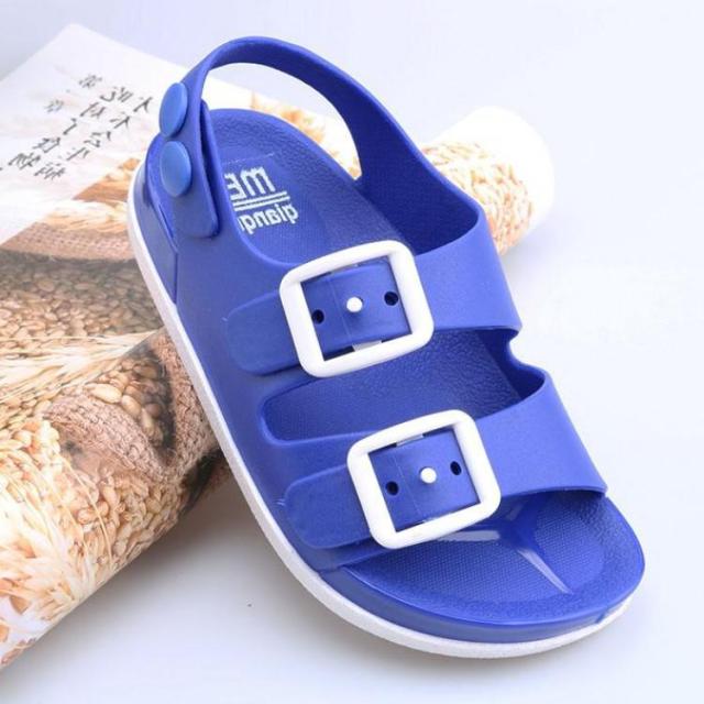 Children Leather Sandals Flat Sports Soft Non-slip Casual Toddler Sandals