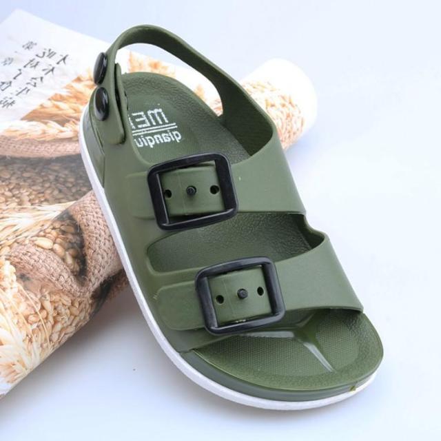 Children Leather Sandals Flat Sports Soft Non-slip Casual Toddler Sandals