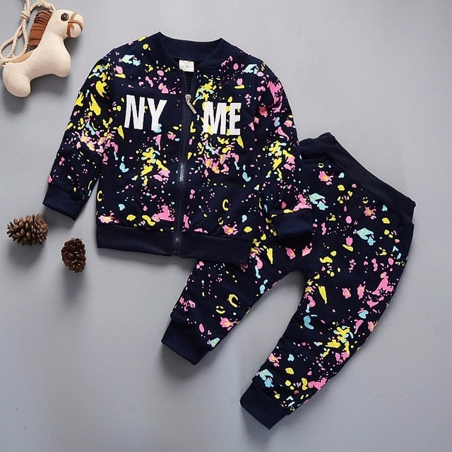 Boy's Two Pieces set Casual Tracksuit