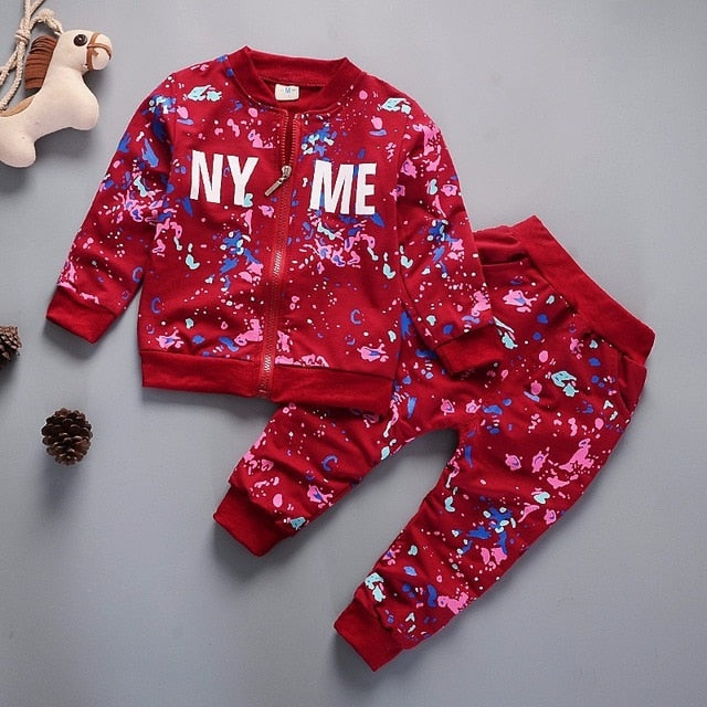 Boy's Two Pieces set Casual Tracksuit