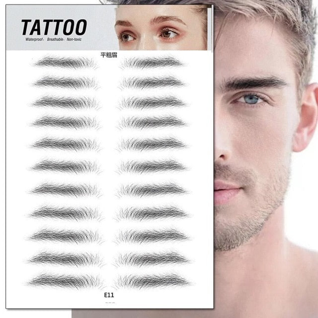 Makeup Waterproof Eyebrow Tattoo Sticker