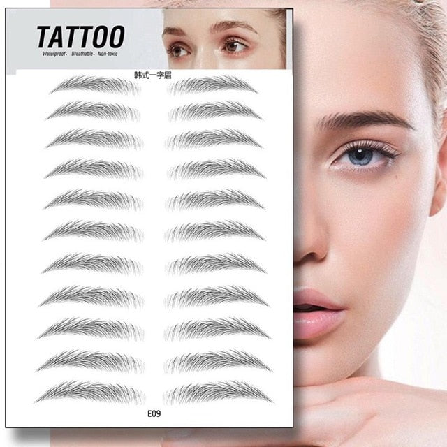 Makeup Waterproof Eyebrow Tattoo Sticker