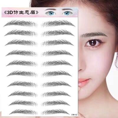 Makeup Waterproof Eyebrow Tattoo Sticker