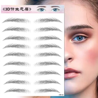 Makeup Waterproof Eyebrow Tattoo Sticker