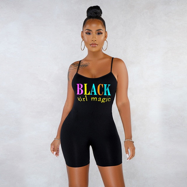 Women Clothes Body Suit Biker Shorts Overalls Playsuit