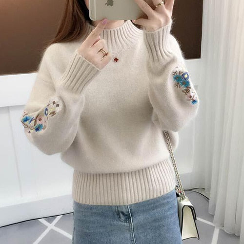 Women's High Quality Turtleneck Sweater