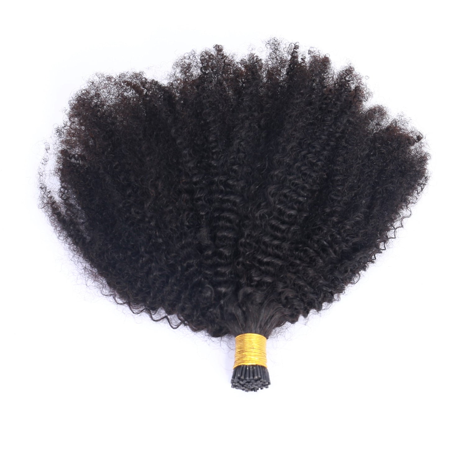Brazilian Afro Kinky Curly I Tip Microlinks Human Hair Extensions