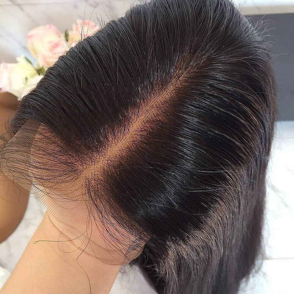 Brazilian Straight Lace Front Human Hair Wig