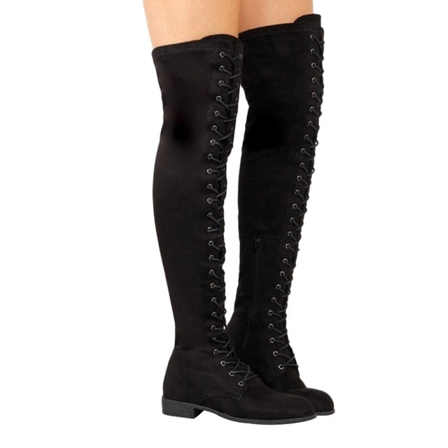 Women's Winter Thigh High Knee Boots