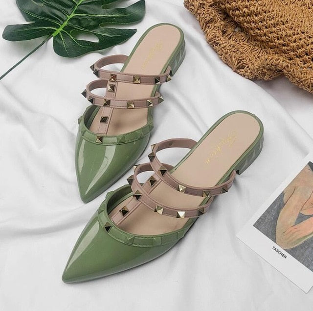 Women's Fashion Low Heeled Shoes