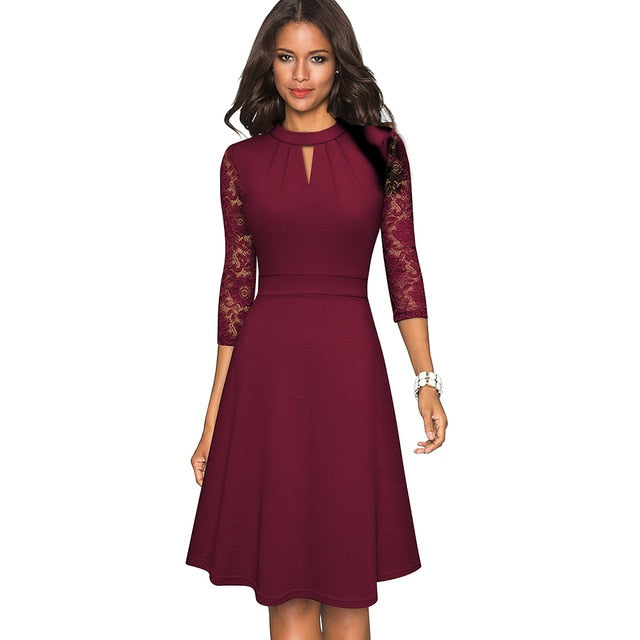 Formal Stretch Pencil work Bodycon Pocket Dress