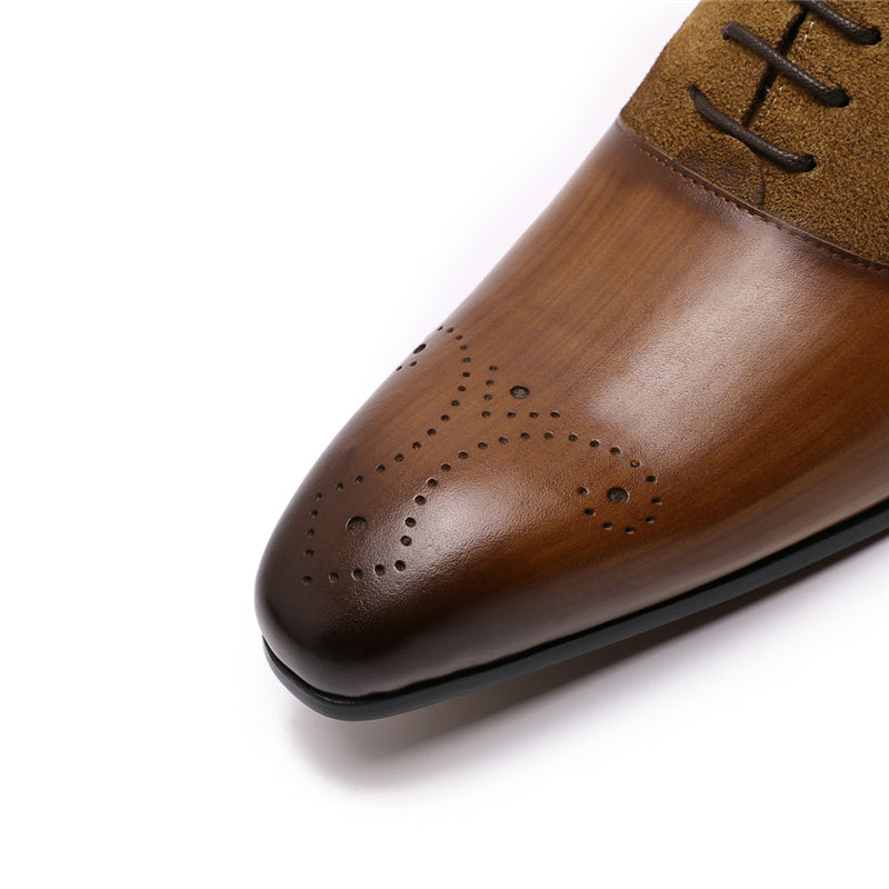Men's Dress Shoes Medallion Oxford Shoes