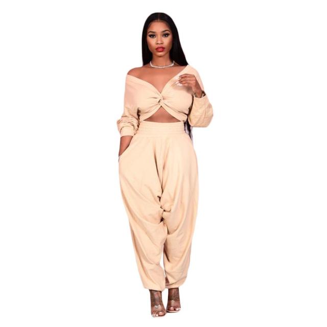 2 piece set women outfit winter clothes tracksuit