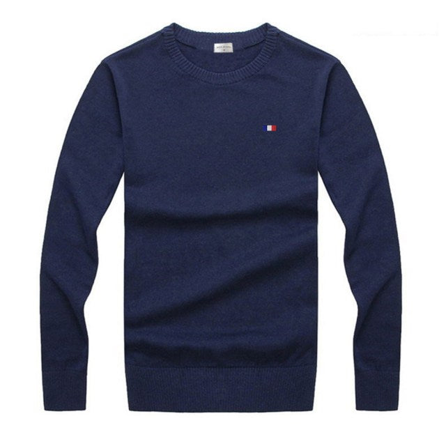 100% Cotton Long Sleeve Mens O-Neck Sweaters