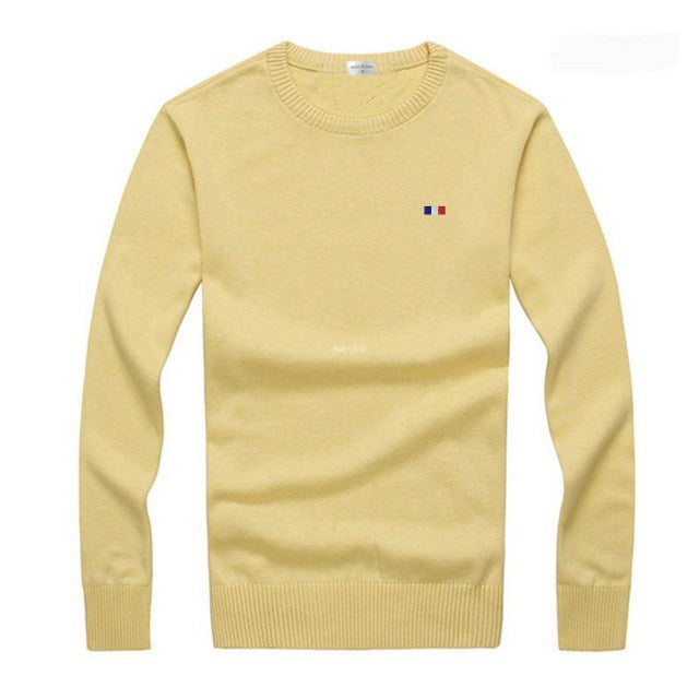 100% Cotton Long Sleeve Mens O-Neck Sweaters