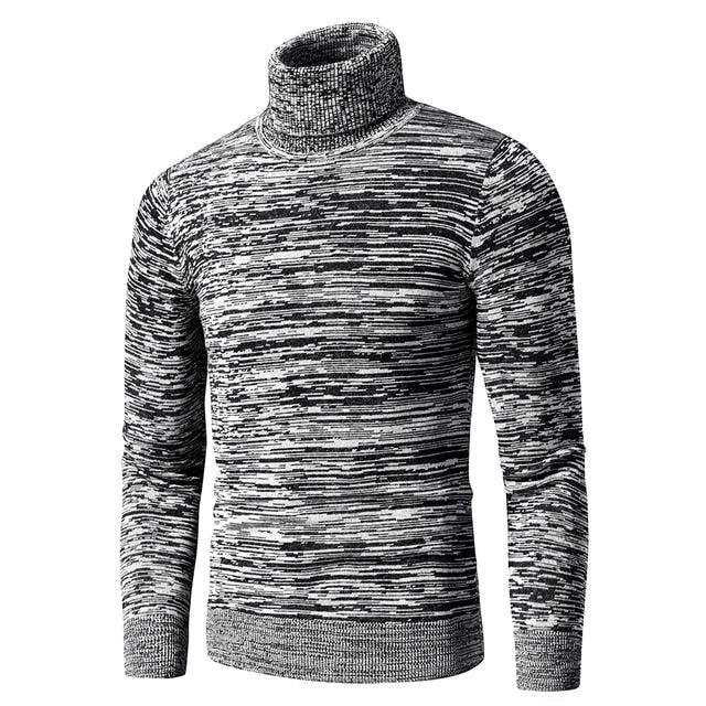 Cotton Pullovers Men Winter Fashion Warm Thick Sweaters