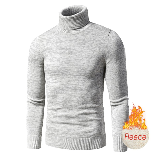 Cotton Pullovers Men Winter Fashion Warm Thick Sweaters