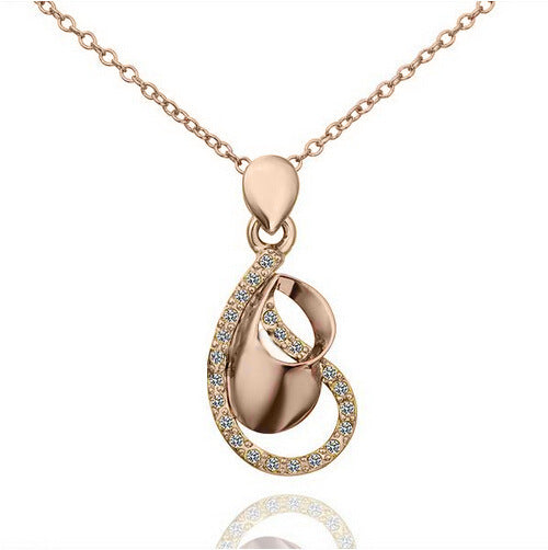 gold-color Necklace Bracelet Earring Ring Fashion Jewelry Set