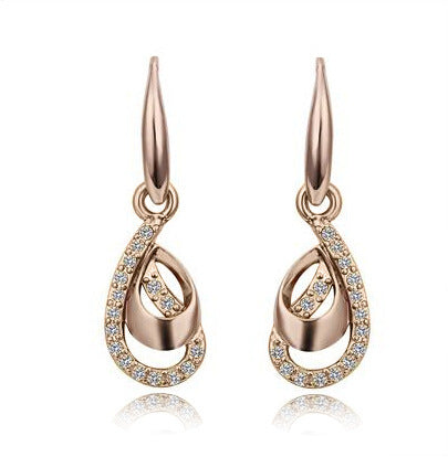 gold-color Necklace Bracelet Earring Ring Fashion Jewelry Set