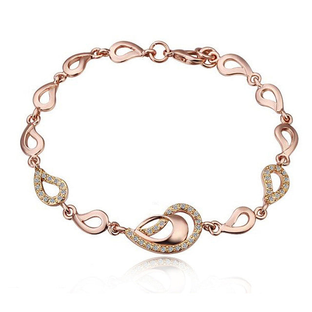 gold-color Necklace Bracelet Earring Ring Fashion Jewelry Set
