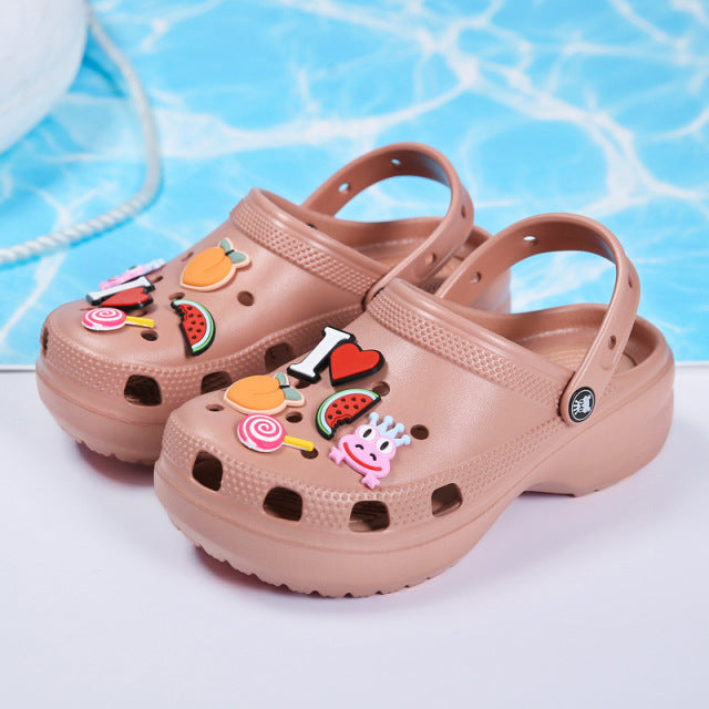 Summer Women Slippers Clogs Beach Sandals