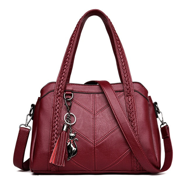 Ladies Vintage Bags Pu Leather Crossbody Bag
