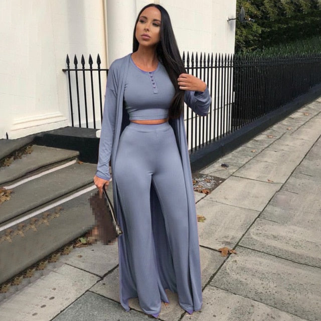 3 piece set women outfits
