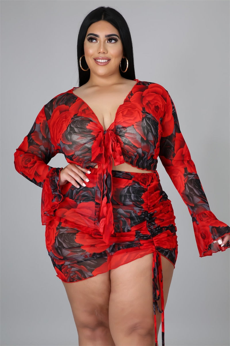 Sexy Outfits 2 Piece Set Clubwear