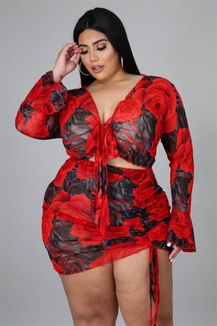 Sexy Outfits 2 Piece Set Clubwear