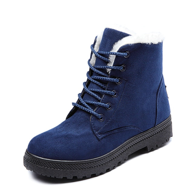 Womens Snow Boots Non-slip Warm Plush Women Boots