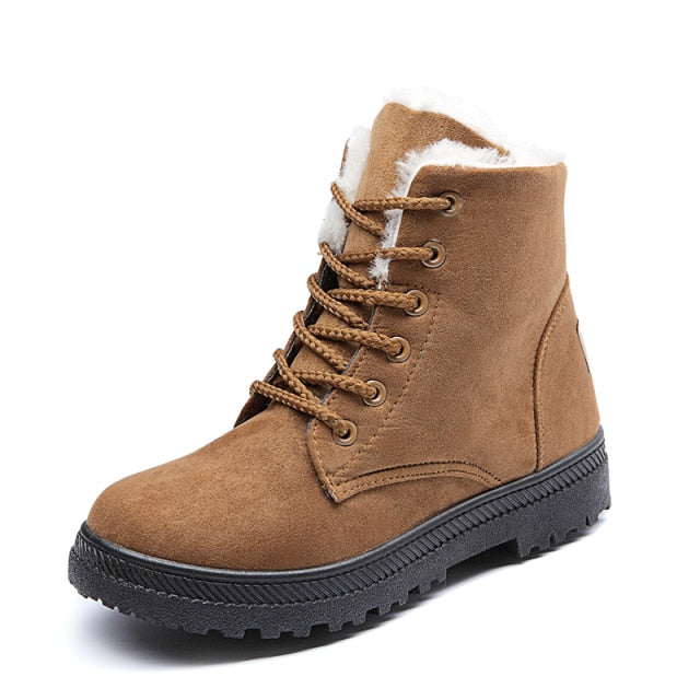 Womens Snow Boots Non-slip Warm Plush Women Boots