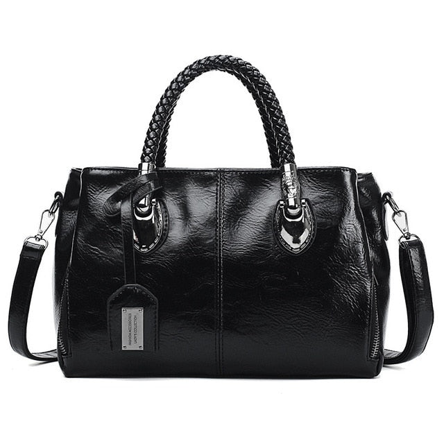 Soft Leather Lady's Bag Fashionable Cross-body Bag