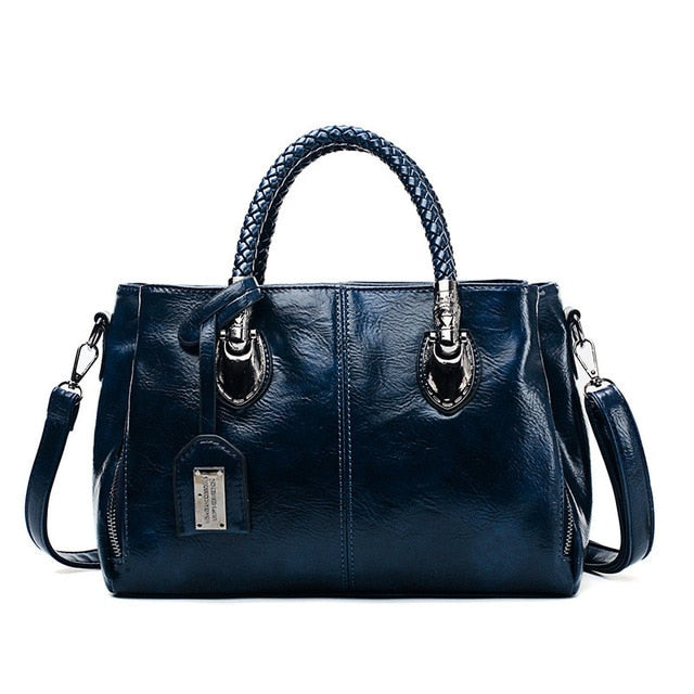 Soft Leather Lady's Bag Fashionable Cross-body Bag