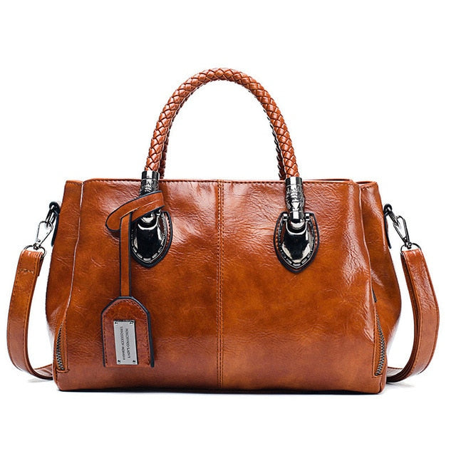 Soft Leather Lady's Bag Fashionable Cross-body Bag