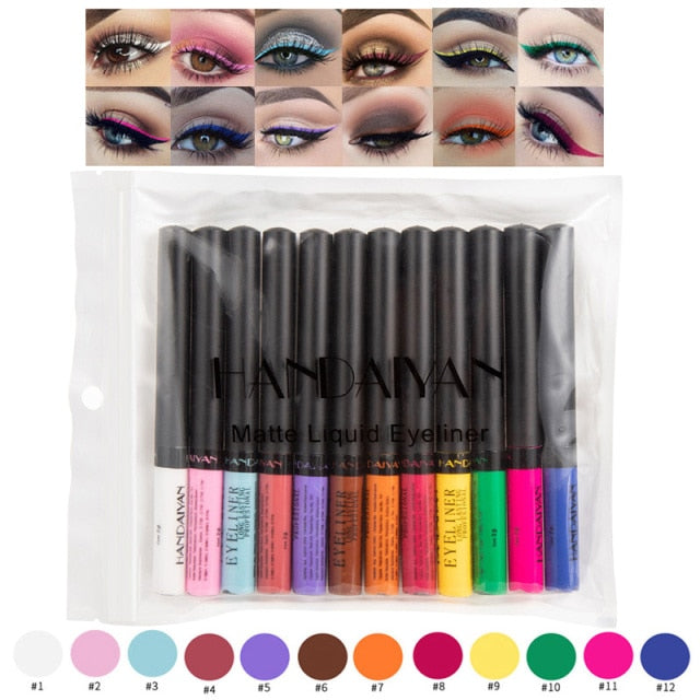 Makeup Set Series Eyeshadow Cream Matte Glitter Eyeliner Lip Gloss Liquid Lipstick