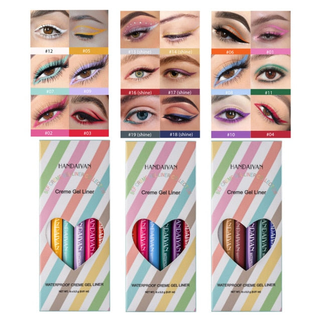 Makeup Set Series Eyeshadow Cream Matte Glitter Eyeliner Lip Gloss Liquid Lipstick