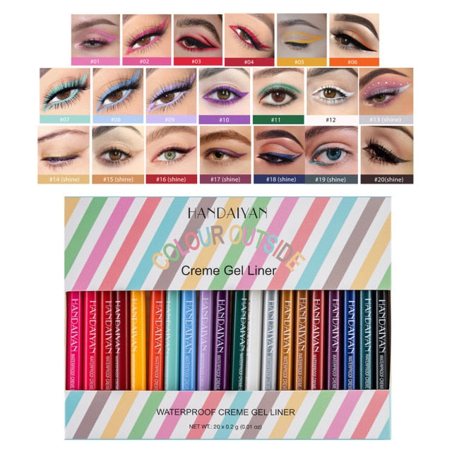 Makeup Set Series Eyeshadow Cream Matte Glitter Eyeliner Lip Gloss Liquid Lipstick