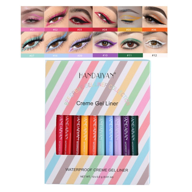 Makeup Set Series Eyeshadow Cream Matte Glitter Eyeliner Lip Gloss Liquid Lipstick