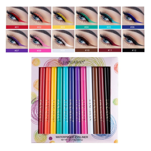 Makeup Set Series Eyeshadow Cream Matte Glitter Eyeliner Lip Gloss Liquid Lipstick
