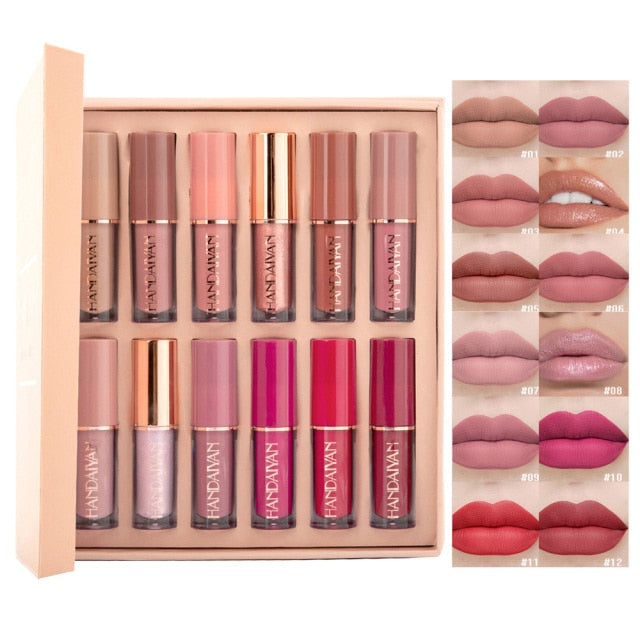 Makeup Set Series Eyeshadow Cream Matte Glitter Eyeliner Lip Gloss Liquid Lipstick