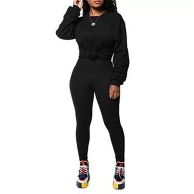 10pcs Women Two Piece Set Long Sleeve Outfits