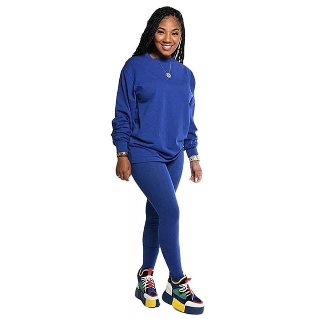 10pcs Women Two Piece Set Long Sleeve Outfits