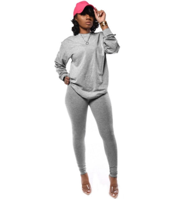 10pcs Women Two Piece Set Long Sleeve Outfits