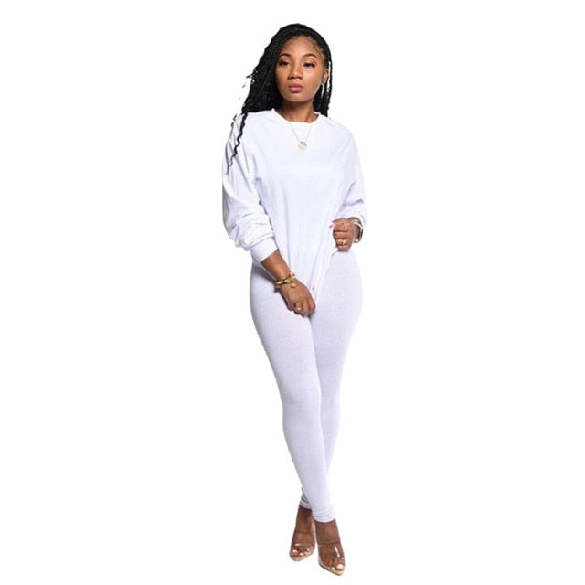 10pcs Women Two Piece Set Long Sleeve Outfits